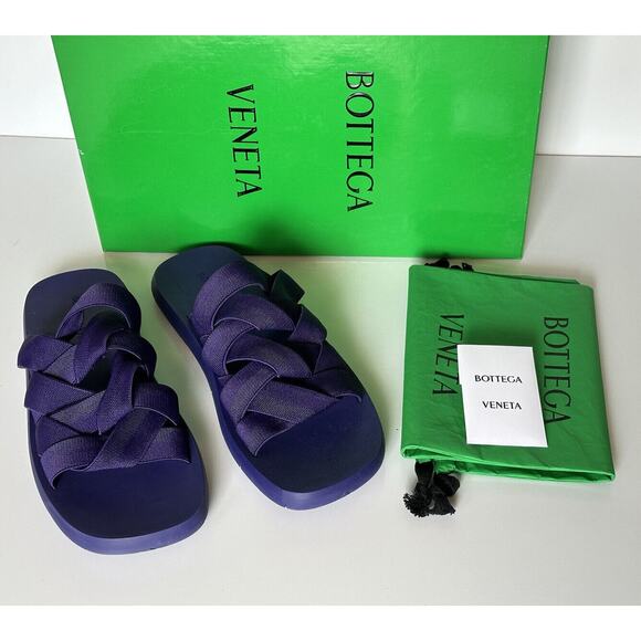 Bottega Veneta Intrecciato Starfish Purple Sandals 9 US (42) 651402 IT NIB $850 main image 15